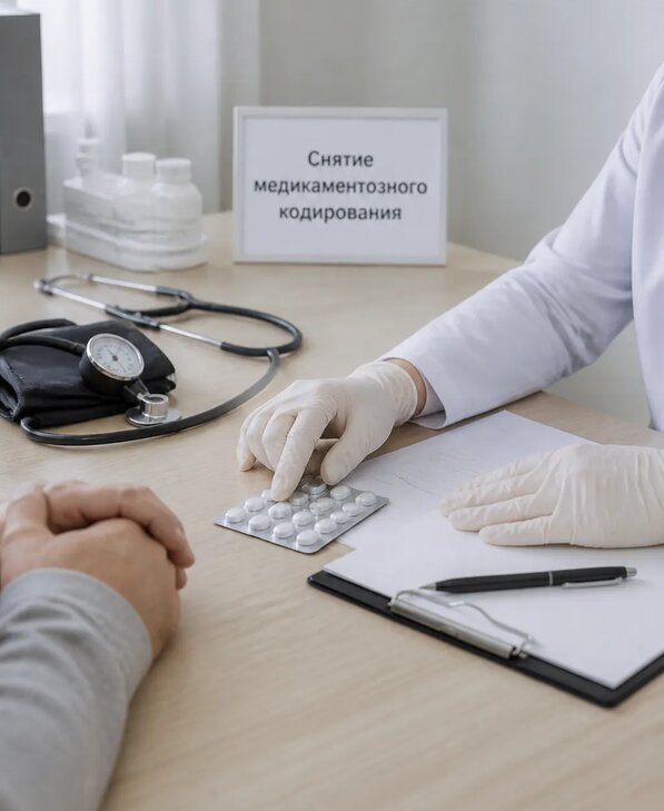 Снятие медикаментозного кодирования в Новокуйбышевске от 5121 р. | Медзона